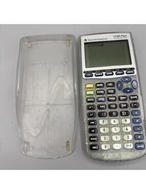 Texas Instruments TI-83 Plus Silver Edition Clear Graphing Calculator with Cover